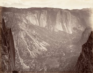 Yosemite-Tal, ca. 1872, gedruckt ca. 1876 von Carleton Emmons Watkins