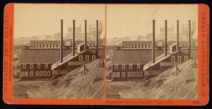 Konsolidierte Virginia Pan Mill, Virginia City von Carleton Watkins