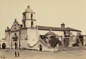 Mission, San Luis Rey de Francia von Carleton Watkins