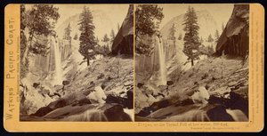 Piwyac, oder der Frühlingsfall, 300 Fuß, Yosemite-Tal, Mariposa County, Kalifornien