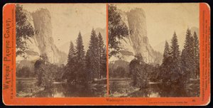 Washington Column, 2082 Fuß, Yosemite Valley, Mariposa County, Kalifornien von Carleton Watkins