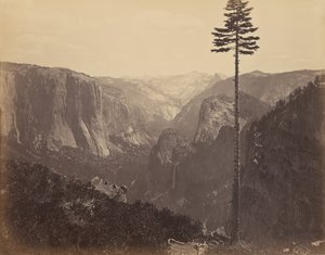 Yosemite-Tal aus der besten allgemeinen Sicht