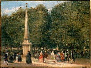 Blumenfest zur Feier von San Foca in Mailand, 20.04.1845