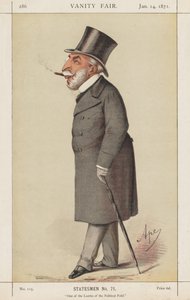 Vanity Fair: Staatsmann, Nr. 71 Einer der Lämmer der politischen Herde, 1871 von Carlo