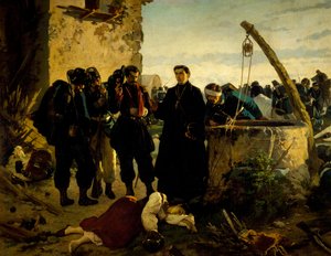 Anna Cuminello tot aufgefunden Tage nach der Schlacht von San Martino im Jahr 1859, von Carlo Ademollo von Carlo Ademollo