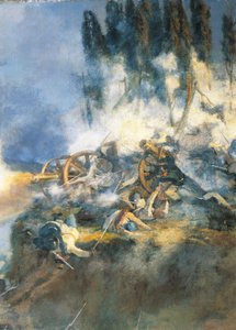 Zweiter Unabhängigkeitskrieg - Die Schlacht von San Martino, 24. Juni 1859 von Carlo Ademollo