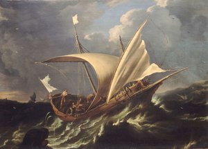 Jona und der Wal, Mitte des 17. Jahrhunderts von Carlo Antonio Tavella
