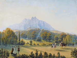 Ansicht von Miskhor auf der Krim, 1841-1842 von Carlo Bossoli