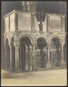 Mailand - Basilika von S. Ambrogio - Ambo und christliches Sarkophag aus dem 6. Jahrhundert von Carlo Brogi