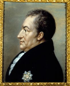 Porträt von Johann Wolfgang von Goethe (1749-1832) von Carlo Bruni. 19. Jahrhundert. Villa Vigoni. Comer See. Italien