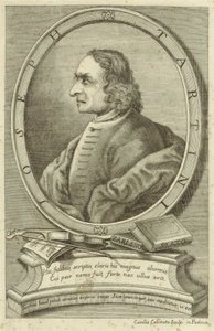 Dargestellte Person: Giuseppe Tartini von Carlo Calcinotto