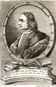 Porträt des Geigers und Komponisten Giuseppe Tartini 1692-1770 von Carlo Calcinotto