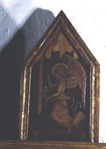 Erzengel Gabriel (Detail) von Carlo Crivelli