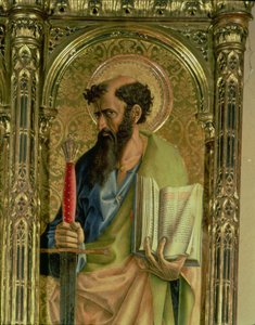 Heiliger Paulus (Detail) von Carlo Crivelli