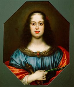 Porträt von Vittoria della Rovere als Heilige Katharina von Carlo Dolci