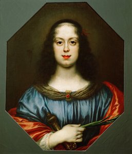 Porträt von Vittoria della Rovere 1622-1694 als Heilige Katharina, 1640er von Carlo Dolci