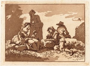 Ruhende Familie von Carlo Labruzzi