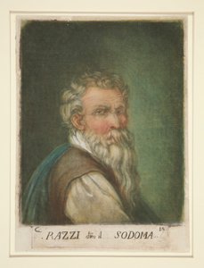 (Porträt von) G. A. Bazzi, genannt Il Sodoma von Carlo Lasinio