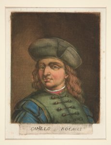 Camillo Bocacci, aus Ritratti di pittori (Porträts von Malern)