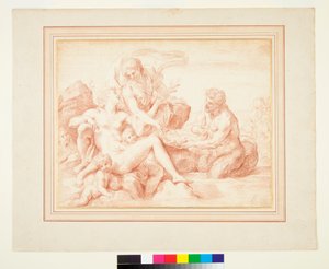 Ein Triton bringt Geschenke für Venus