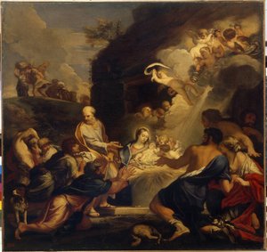 Die Anbetung des Christkindes von Carlo Maratta or Maratti