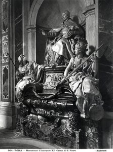Denkmal für Papst Innozenz XI., ca. 1697 (Marmor)