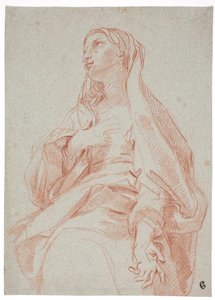 Die Madonna macht eine Fürbittgeste