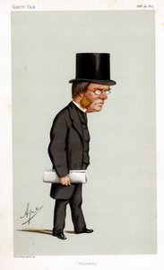 Lyon Playfair, schottischer Chemiker, Politiker und Administrator, 1875 von Carlo Pellegrini