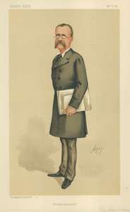 Generalmajor Sir Charles Warren, Bechuanaland, 6. Februar 1886, Vanity Fair Karikatur von Carlo Pellegrini