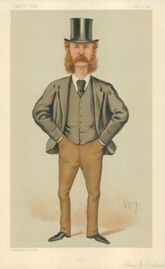 Mr. Charles Henry Wilson, Hull, 21. Februar 1885, Vanity Fair Karikatur von Carlo Pellegrini