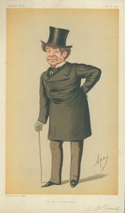 Mr. William Howard Russell, unser Kriegsberichterstatter, 16. Januar 1875, Vanity Fair Karikatur von Carlo Pellegrini