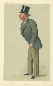 Sir Matthew Ridley, Ex-Beamter, 23. Juli 1881, Vanity Fair Karikatur von Carlo Pellegrini