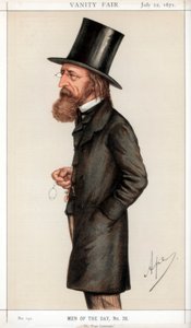 Der Poet Laureate, 1871 von Carlo Pellegrini