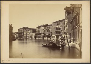 Canal Grande vom Palazzo Grimani zu S. Polo von Carlo Ponti