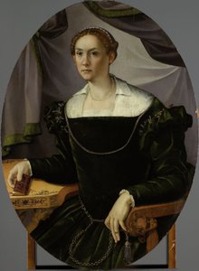 Porträt einer Frau von Carlo Portelli