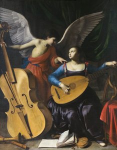 Heilige Cäcilia und der Engel