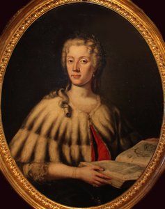 Porträt von Laura Bassi 1711-1778, Mitte des 18. Jahrhunderts