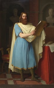 Porträt des westgotischen Königs Alarich II. - Carlos Maria Esquivel y Rivas