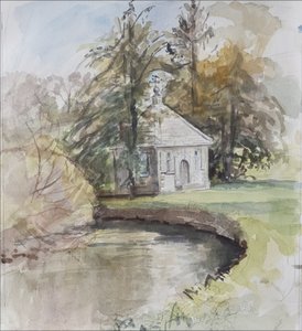 Izaak Waltons Anglertempel, Dovedale von Caroline Hervey Bathurst