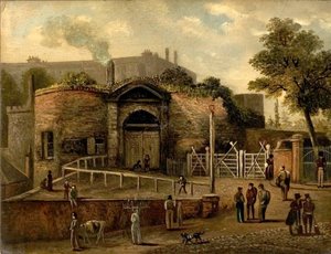Ansicht des Burgtors, Nottingham von Caroline Mary Price