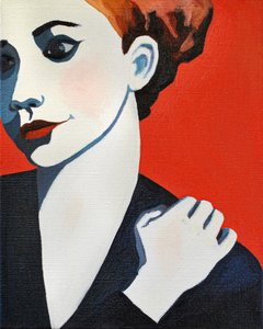 Elegantes Pop-Porträt von Caroline Roberts