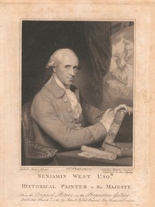 Benjamin West, Esqr., Historienmaler seiner Majestät von Caroline Watson