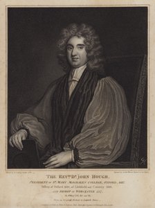 John Hough, englischer Bischof und Präsident des Magdalen College, Oxford von Caroline Watson