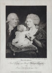 Porträt von Graf Sergei Sergejewitsch Gagarin 1745-1798 und Gräfin Warwara Nikolajewna Gagarina von Caroline Watson