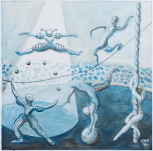 Zirkusszene II, 1994 von Carolyn Hubbard Ford