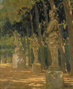 Kreuzung am Ende des Tapis Vert, Versailles, 1913 von Carroll Beckwith