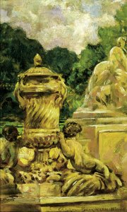 Jardin de la Fontaine in Nîmes, Frankreich von Carroll Beckwith