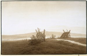 Caspar David Friedrich "Tollense-See", um 1806 von Caspar David Friedrich