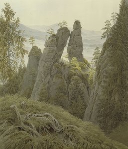 Das Tor auf dem Neurathen von Caspar David Friedrich