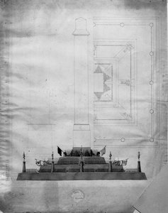 Entwurf für ein Kriegerdenkmal von Caspar David Friedrich